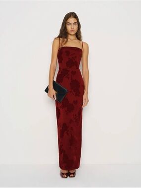 REFORMATION Frankie Dress in Scarlet 10